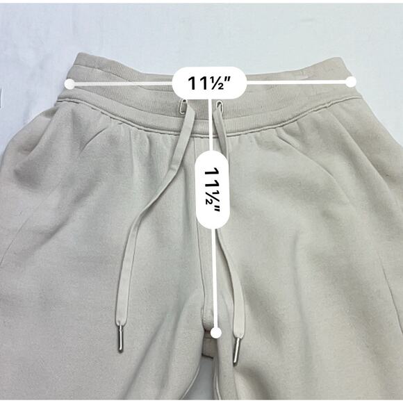 Lululemon Scuba High Rise Jogger Fleece White Opal Women's Size 2 - Picture 6 of 8